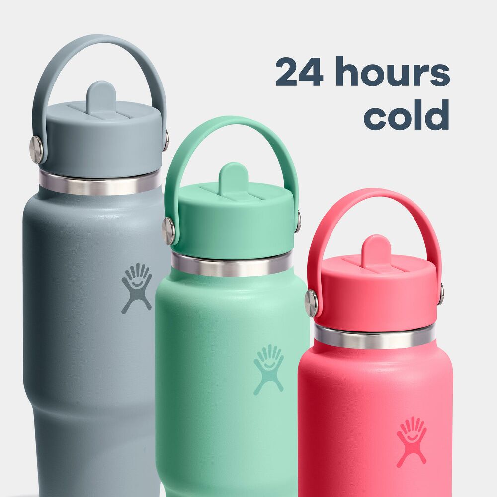 32 oz Travel Bottle with Flex Straw Cap - Image 81