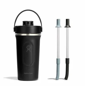 Shaker Bottle and Straw Bundle